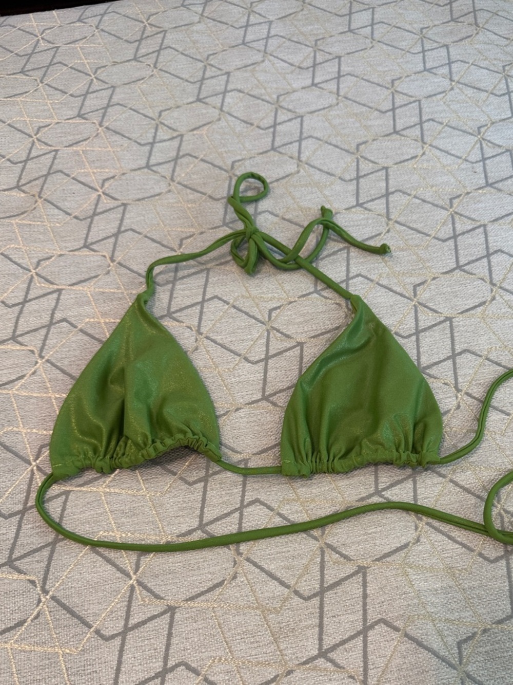 Urban Outfitters Olive Green Triangle Bikini Top